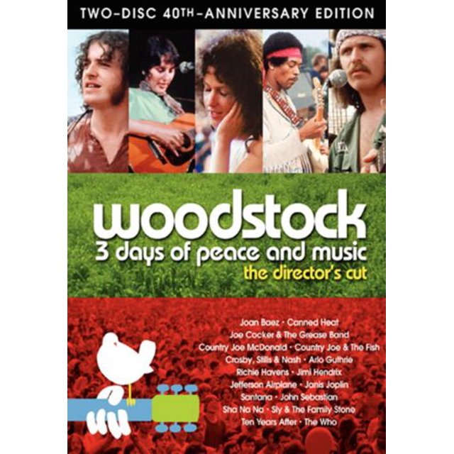 Woodstock 3 Days of Peace and Music Director's Cut 40th Anniversary