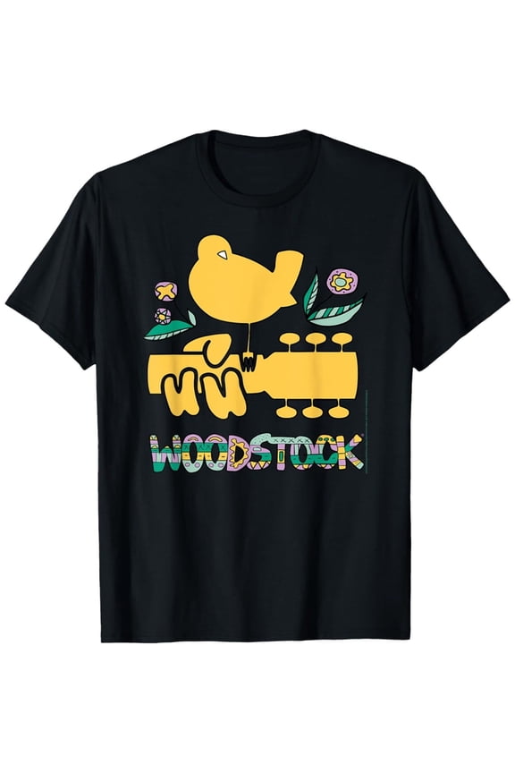 Woodstock Bird Aztec Pattern Music Festival T-Shirt