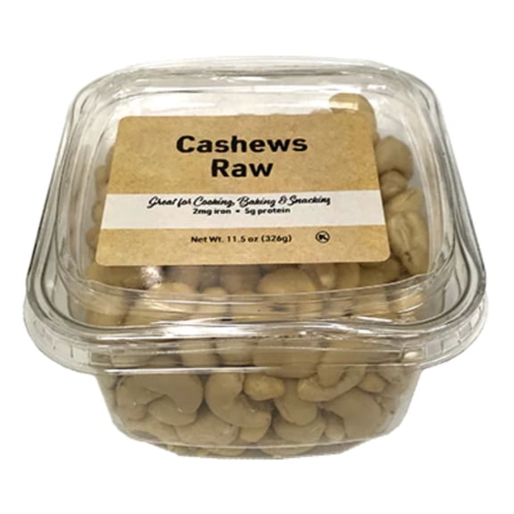 Woodstock - Cashews Raw Tub - Case of 12-11.5 OZ
