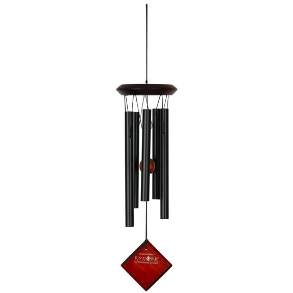 Woodstock Wind Chimes Encore® Collection, Chimes of Mars, 17'' Black Wind Chime DCK17