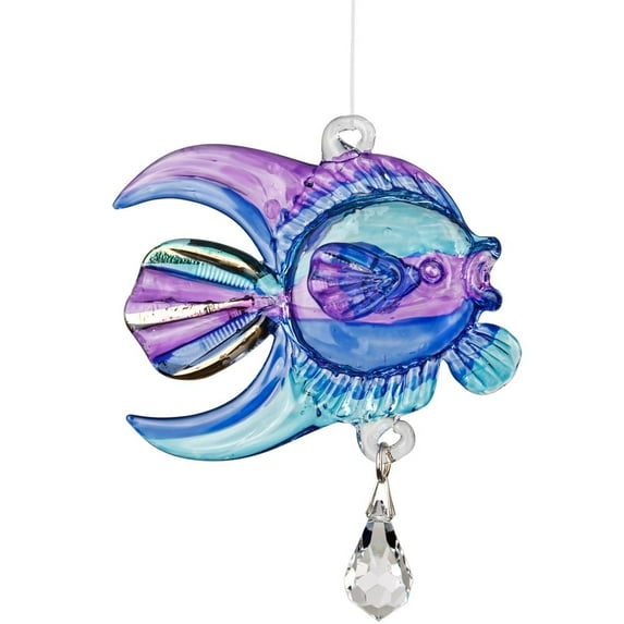 Woodstock Chimes Fantasy Glass Coral Fish