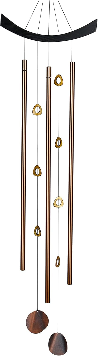 Woodstock Chimes Singing In The Rain Windspiel – 63,5 Cm, Silber, Für Garten & Terrasse