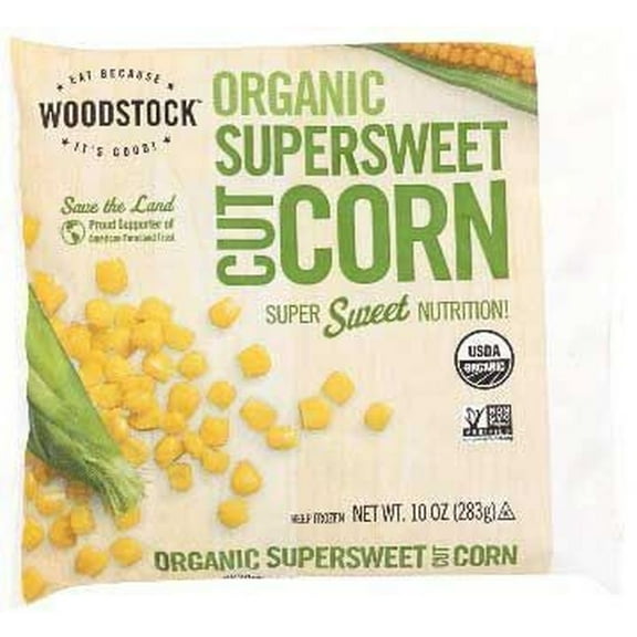 Woodstock Farms Organic Supersweet Corn, 10 Ounce -- 12 per Case.