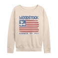 thumbnail image 1 of Woodstock - Fest USA Flag - Women's French Terry Long Sleeve Pullover, 1 of 4
