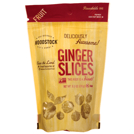 Woodstock Ginger Slices, 8.5 Oz