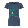 thumbnail image 1 of Woodstock - Give Peace A Chance - Juniors Fitted Graphic T-Shirt, 1 of 1