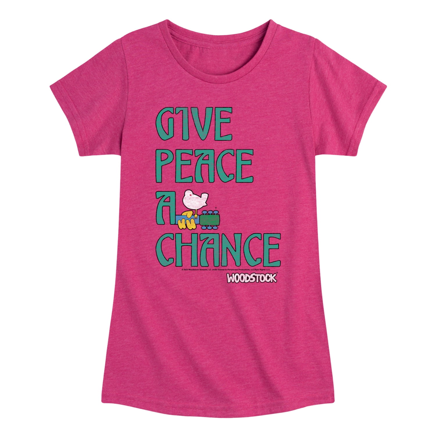Woodstock Toddler Youth Girls Short Sleeve Graphic T-Shirt