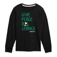 thumbnail image 1 of Woodstock - Give Peace A Chance - Toddler & Youth Long Sleeve Graphic T-Shirt, 1 of 5