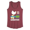 thumbnail image 1 of Woodstock - Guitar - 3 Days of Peace & Music - Women's Racerback Tank Top, 1 of 5