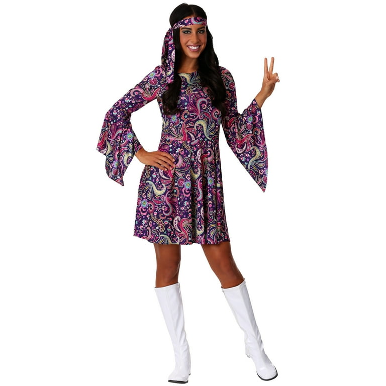 Woodstock Hippie Costume for Women