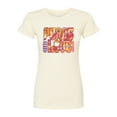 thumbnail image 1 of Woodstock - Hippie Retro - Peace & Love - Juniors Fitted Graphic T-Shirt, 1 of 5