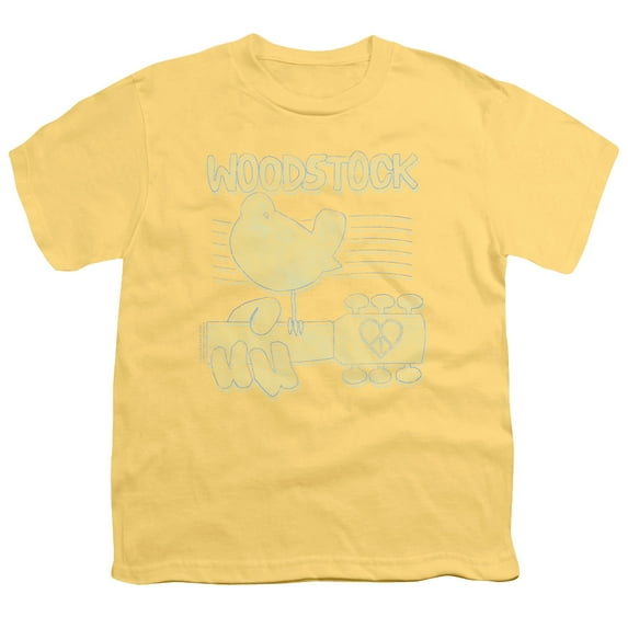Woodstock Liney Logo S/S Youth 18/1 T-Shirt Banana