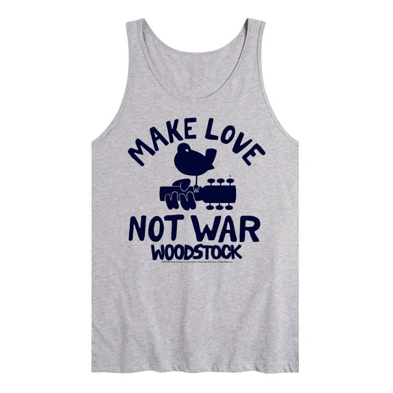 Woodstock - Make Love Not War - Men's Jersey Tank Top