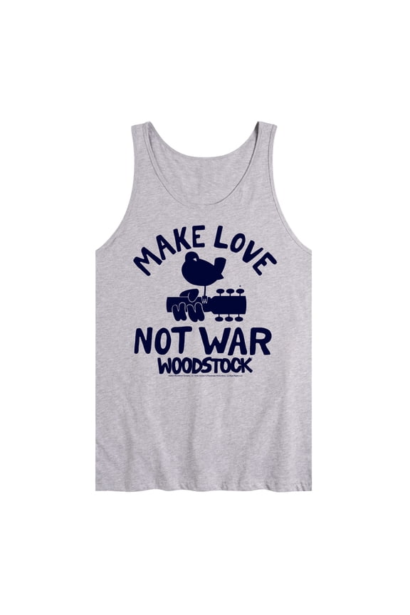 Woodstock - Make Love Not War - Men's Jersey Tank Top