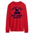 thumbnail image 1 of Woodstock - Make Love Not War - Men's Long Sleeve T-Shirt, 1 of 4