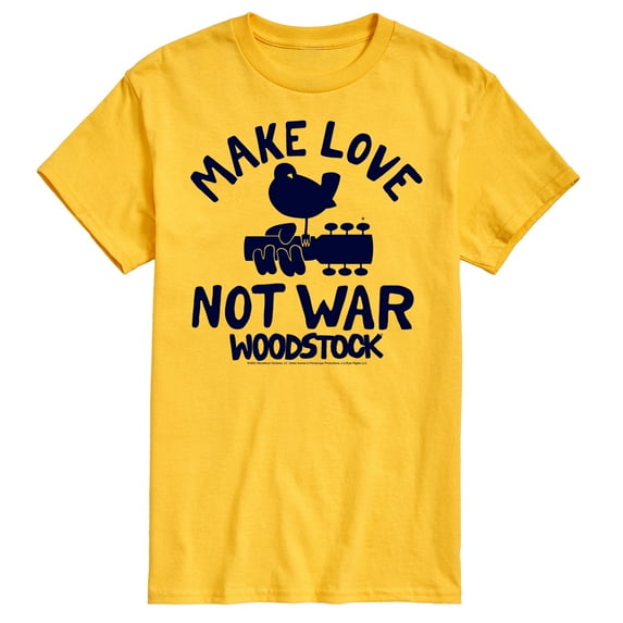 Woodstock - Make Love Not War - Men's Short Sleeve Graphic T-Shirt
