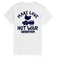 thumbnail image 1 of Woodstock - Make Love Not War - Men's Short Sleeve Graphic T-Shirt, 1 of 5