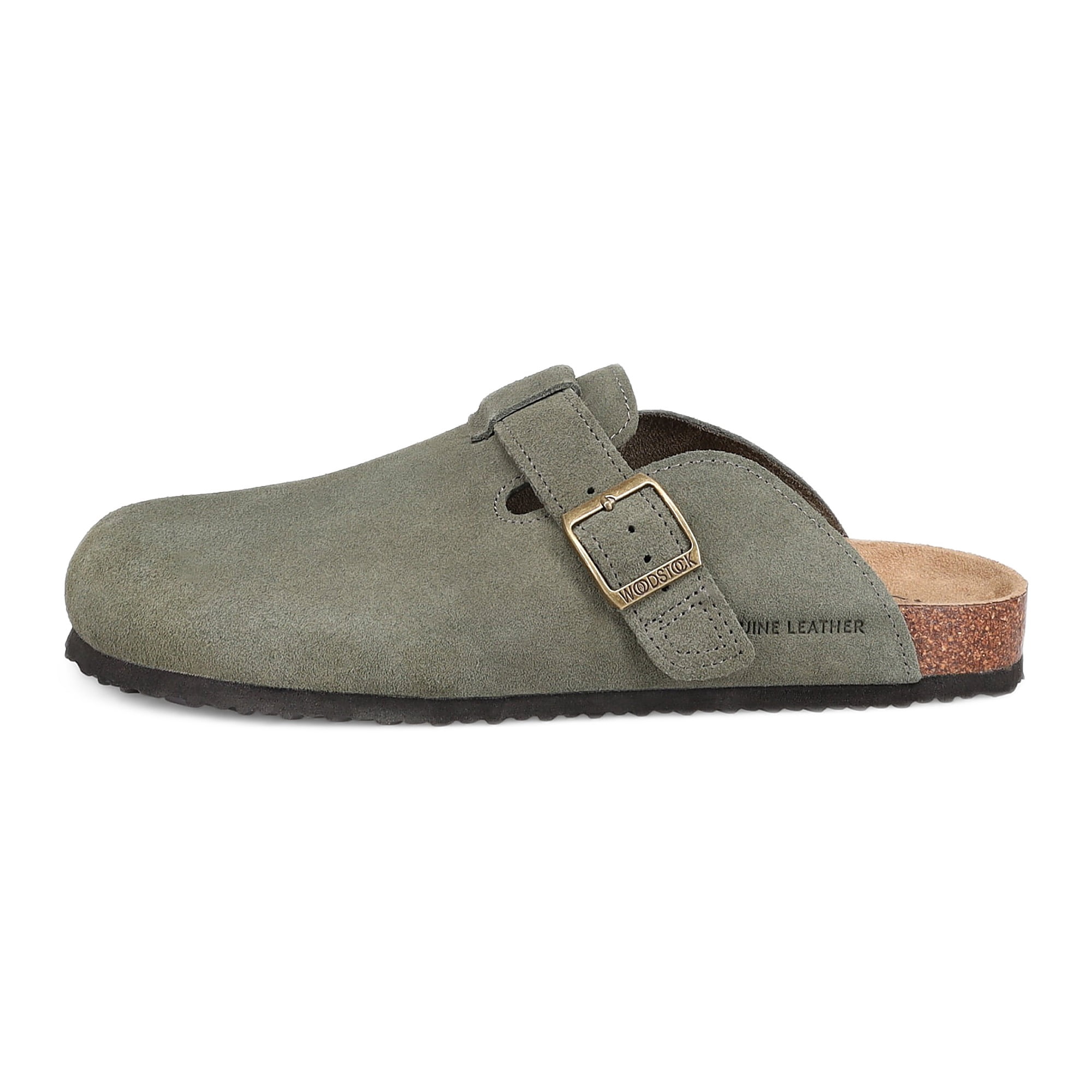 Woodstock Men's Beacon Genuine Leather Comfort Clog Sandal