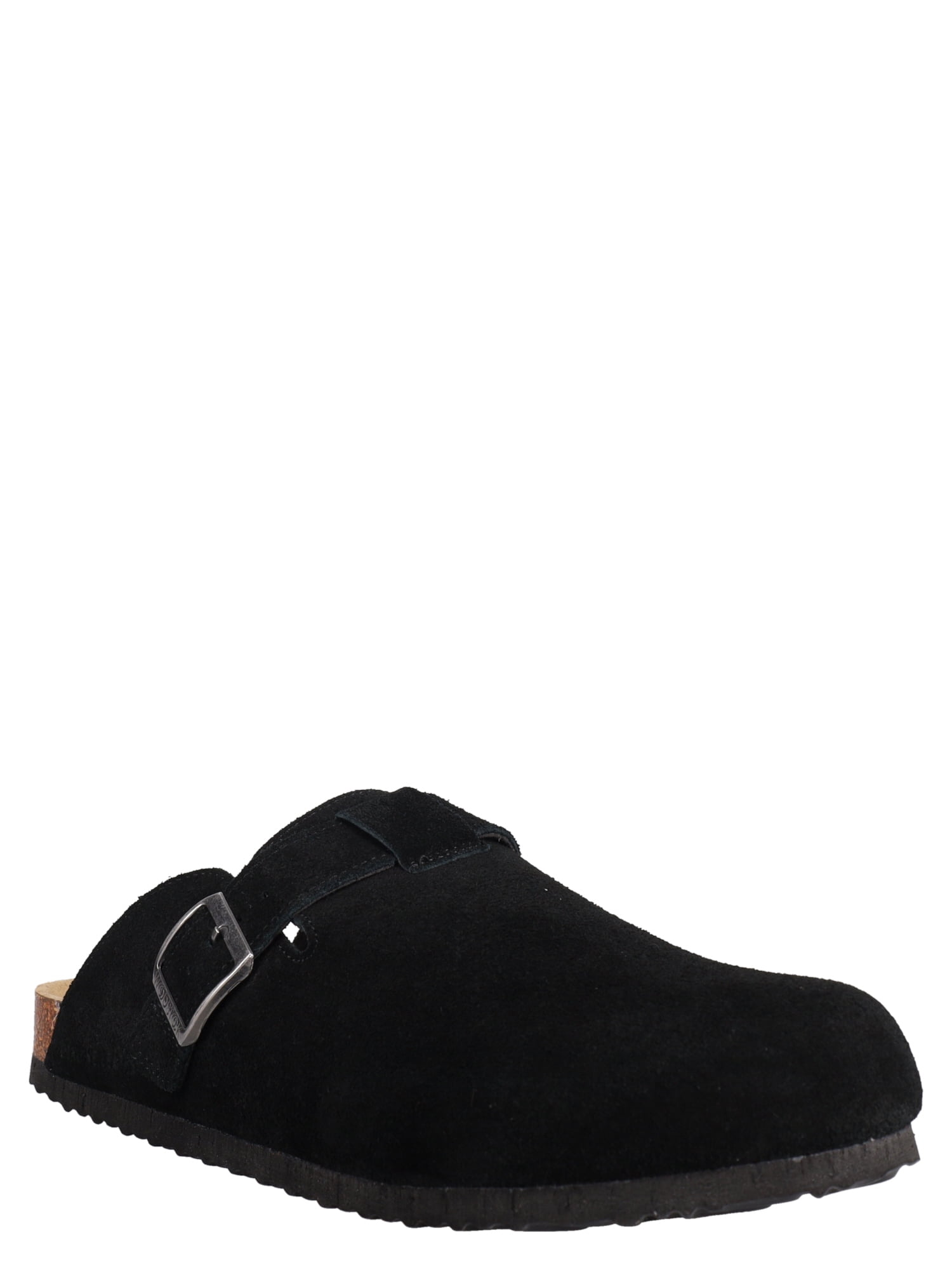 Woodstock Men's Beacon Lined Genuine Leather Comfort Clog Sandal with Faux Sherling Lining
