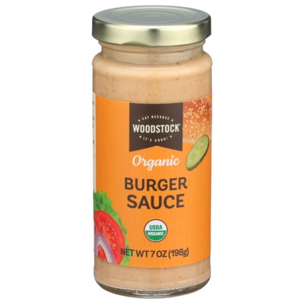 Woodstock Organic Burger Sauce 7 oz (Pack Of 3)