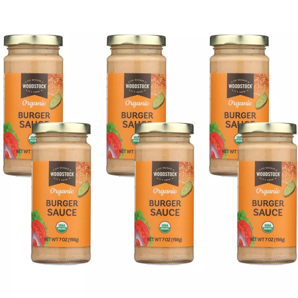 Woodstock Organic Burger Sauce - Case of 6/7 oz