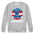 thumbnail image 1 of Woodstock - Original Poster - Americana - Men's Crew Neck Fleece Pullover, 1 of 5