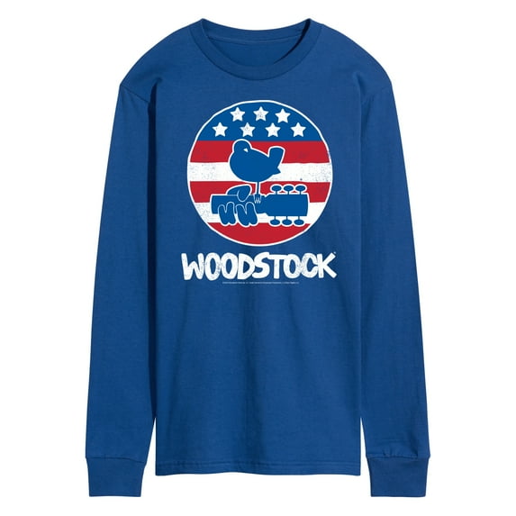 Woodstock - Original Poster - Americana - Men's Long Sleeve T-Shirt