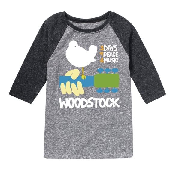 Woodstock - Original Poster - Americana - Toddler & Youth Raglan Graphic T-Shirt