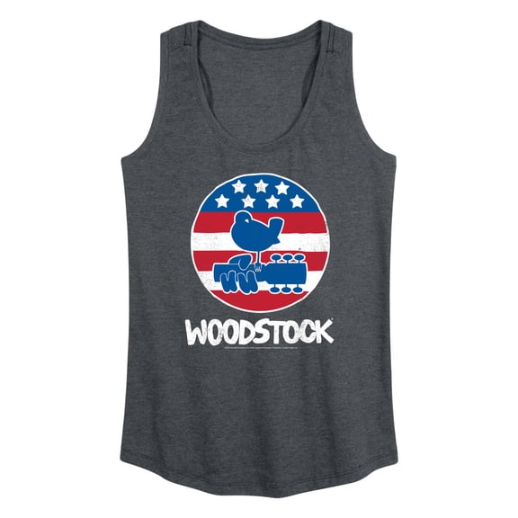 Woodstock - Original Poster - Americana - Women's Racerback Tank Top