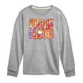 thumbnail image 1 of Woodstock - Peace & Love Pattern - Toddler & Youth Long Sleeve Graphic T-Shirt, 1 of 5