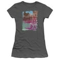 thumbnail image 1 of Woodstock Plm S/S Junior Women's T-Shirt Sheer Charcoal, 1 of 2