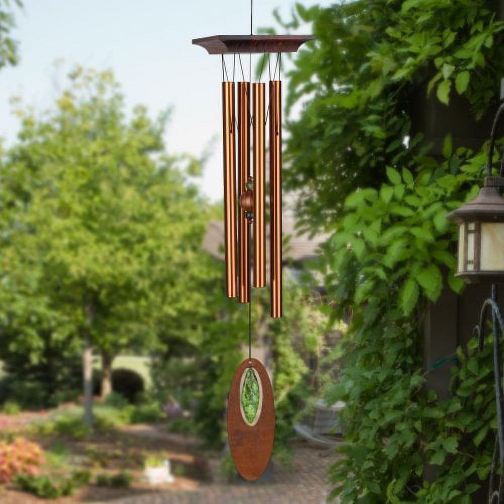 Woodstock Portrait Jade 22.5 Inch Wind Chime