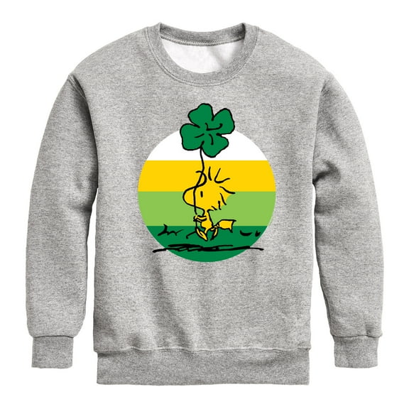 Woodstock Shamrock - Toddler And Youth Crewneck Fleece Sweatshirt