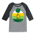 thumbnail image 1 of Woodstock Shamrock - Toddler And Youth Raglan Graphic T-Shirt, 1 of 5