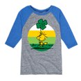 thumbnail image 1 of Woodstock Shamrock - Toddler And Youth Raglan Graphic T-Shirt, 1 of 5