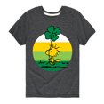 thumbnail image 1 of Woodstock Shamrock - Toddler And Youth Short Sleeve Graphic T-Shirt, 1 of 6