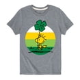 thumbnail image 1 of Woodstock Shamrock - Toddler And Youth Short Sleeve Graphic T-Shirt, 1 of 6
