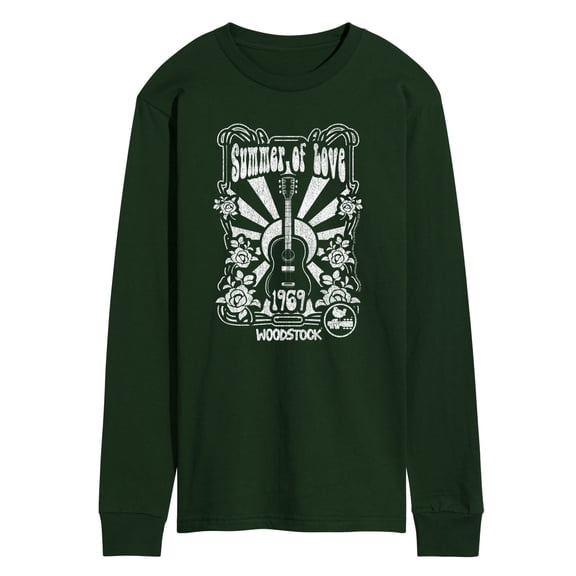 Woodstock - Summer Of Love - Men's Long Sleeve Graphic T-Shirt