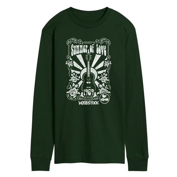 Woodstock - Summer Of Love - Men's Long Sleeve Graphic T-Shirt