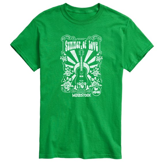 Woodstock - Summer Of Love - Men's Short Sleeve Graphic T-Shirt
