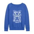 thumbnail image 1 of Woodstock - Summer Of Love - Women's French Terry Long Sleeve Pullover, 1 of 3