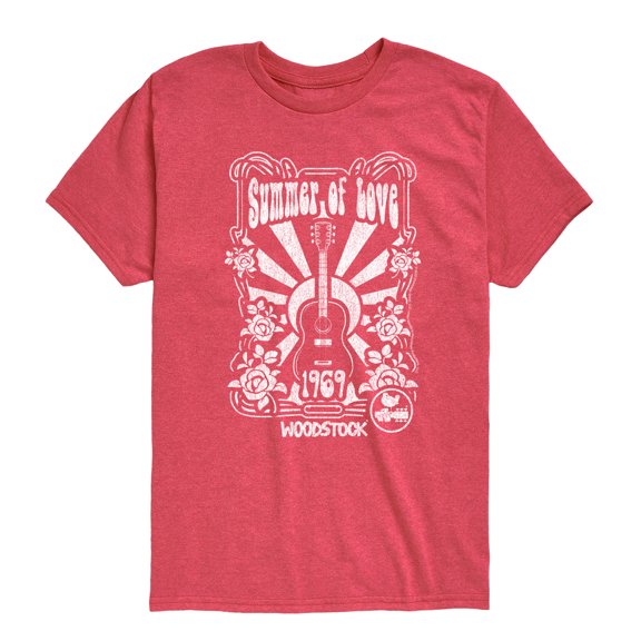 Woodstock - Summer Of Love - Youth Short Sleeve Graphic T-Shirt