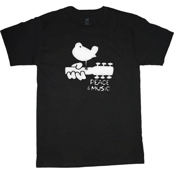 Woodstock T-shirt Men's Tee Black