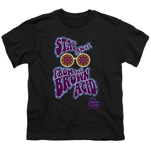 Woodstock The Brown Acid S/S Youth 18/1 T-Shirt Black
