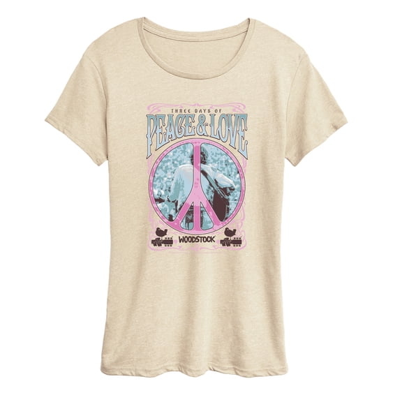 Woodstock - Three Days - Women's Short Sleeve Graphic T-Shirt