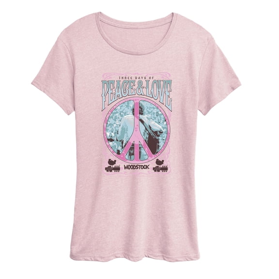 Woodstock - Three Days - Women's Short Sleeve Graphic T-Shirt