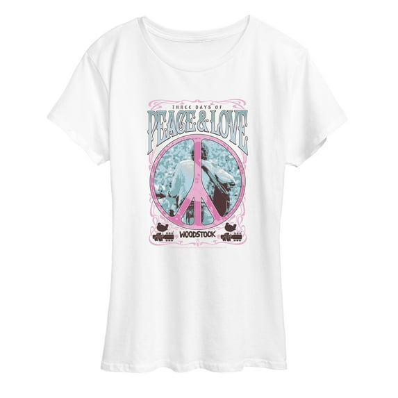 Woodstock - Three Days - Women's Short Sleeve Graphic T-Shirt