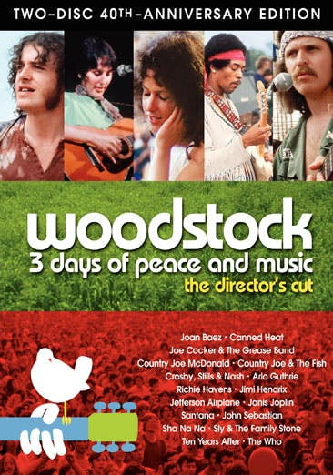 wood stock 3DAYS OF PEACE & MUSIC ビデオ Amazon.com: Woodstock - 3 Days of Peace & Music (The
