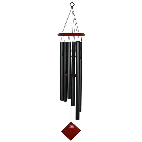 Woodstock Wind Chimes Encore Collection, Chimes of Earth, 37'' Black Wind Chime DCK37