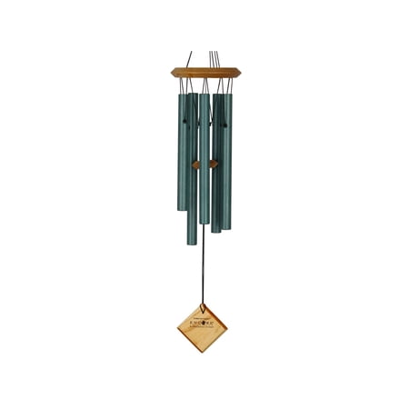 Woodstock Chimes of Polaris Wind Chime 22 Inch Verdigris Aluminum